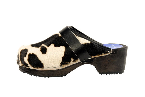 COW MOHAIR CLOGS